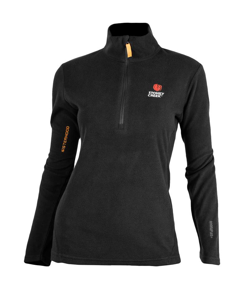 Buy Stoney Creek Women's Microplus Long Sleeve Shirt: Black in NZ New Zealand.