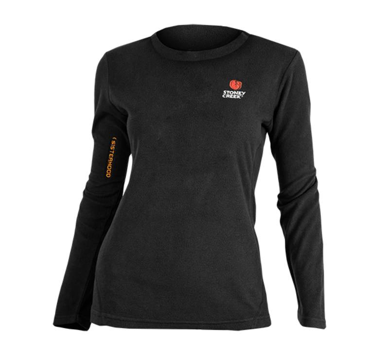 Buy Stoney Creek Women's Long Sleeve Bush Tee: Black in NZ New Zealand.