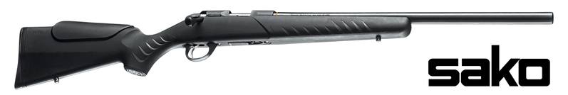 Buy 17 HMR Sako Quad Varmint Blued/Synthetic Threaded in NZ New Zealand.