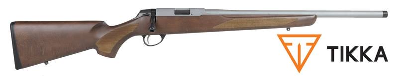 Buy 17HMR Tikka T1x Hunter Cerakote Wood 20" Threaded in NZ New Zealand.