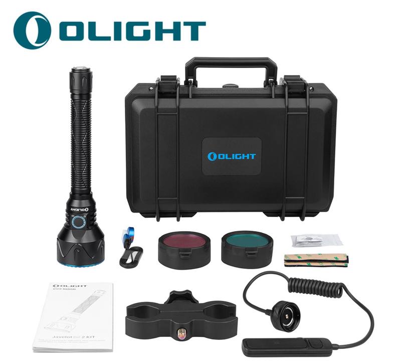 Buy Olight Javelot Pro 2 Hunting Kit | Including switch, Mount, Colour Filters & Case in NZ New Zealand.