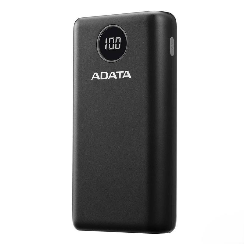 Buy ADATA P20000QCD 20000mAh Quick Charge Power Bank Black in NZ New Zealand.