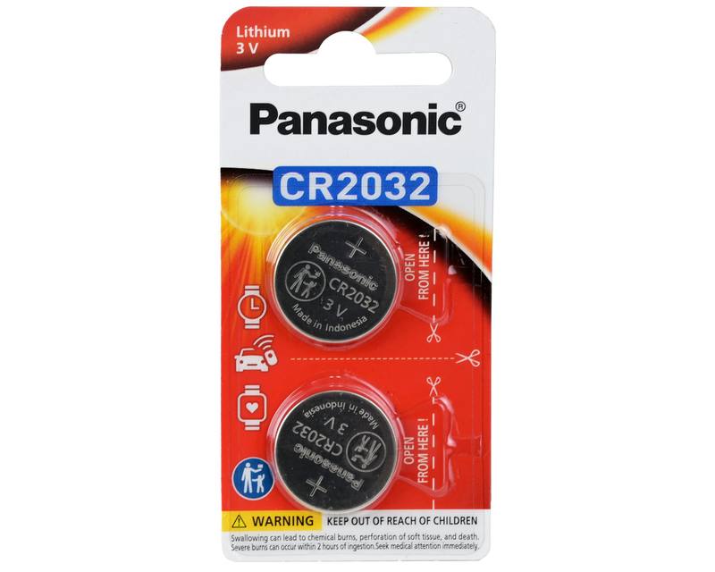 Buy Panasonic CR2032 Lithium Battery | 2 Pack in NZ New Zealand.