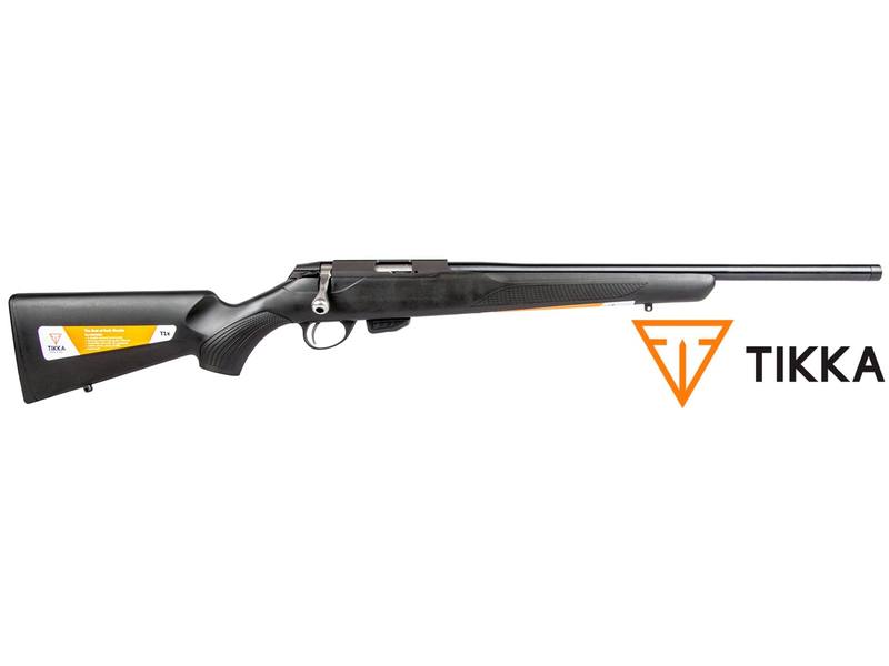 Buy 17HMR Tikka T1x MTR Blued Synthetic Threaded 20" in NZ New Zealand.