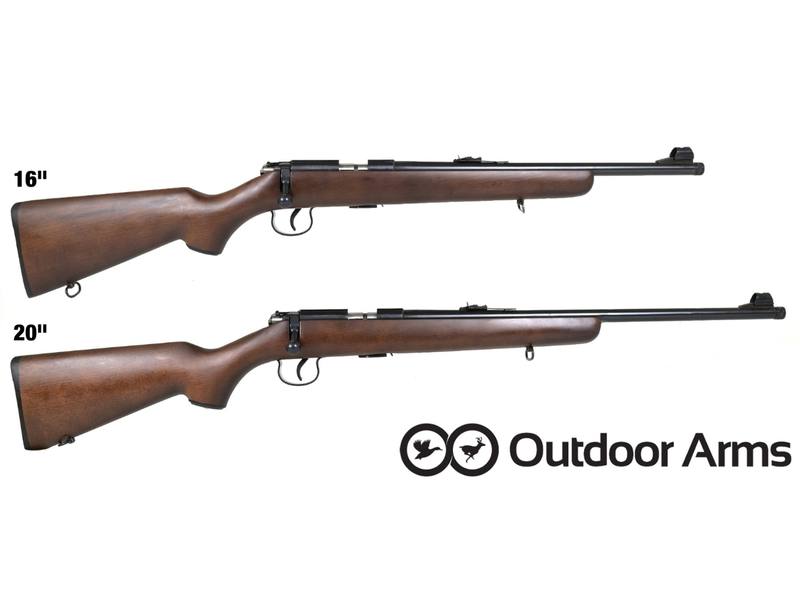 Buy 22 Outdoor Arms JW-15 Blued Wood Threaded | 16" or 20" Barrel in NZ New Zealand.