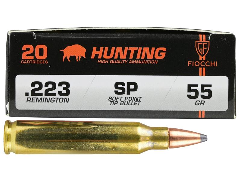Buy Fiocchi 223 55gr Soft Point 20 Rounds in NZ New Zealand.