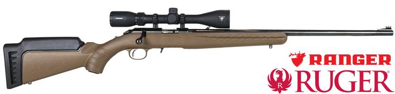 Buy 22 Ruger American Rimfire Synthetic Copper with Ranger 3-9x42 Scope in NZ New Zealand.