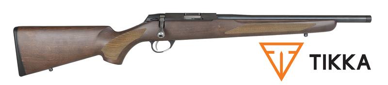 Buy 22 LR Tikka T1x Hunter Wood Threaded | 16" or 20" in NZ New Zealand.