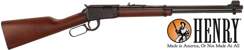 Buy 22 Henry Lever Action Blued Walnut 18.5" | 9-Shot Tubular Magazine in NZ New Zealand.