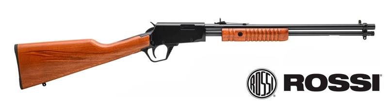 Buy 22 Rossi Gallery Wood 18" 9 Shot Pump Action in NZ New Zealand.