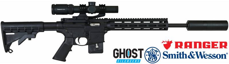 Buy 22 Smith & Wesson M&P 15-22 Sport with Ranger 1-8x24i & Ghost Silencer in NZ New Zealand.