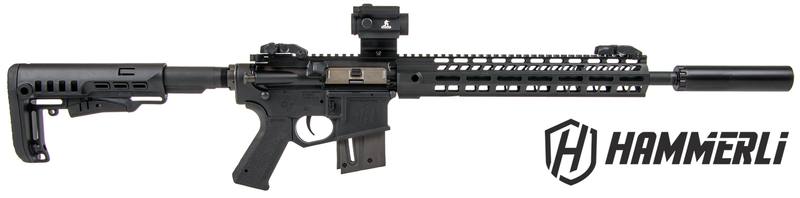 Buy 22 Hammerli TAC R1 with Ranger Red Dot Sight & Hushpower Braveheart Silencer in NZ New Zealand.