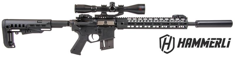 Buy 22 Hammerli TAC R1 with Ranger 3-9x42 Scope & Hushpower Braveheart Silencer in NZ New Zealand.