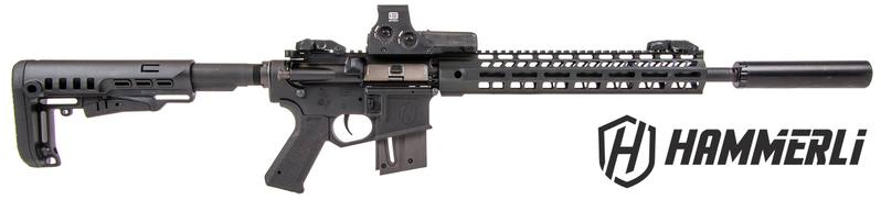 Buy 22 Hammerli TAC R1 with EOTech 512 Holographic Sight & Hushpower Braveheart Silencer in NZ New Zealand.