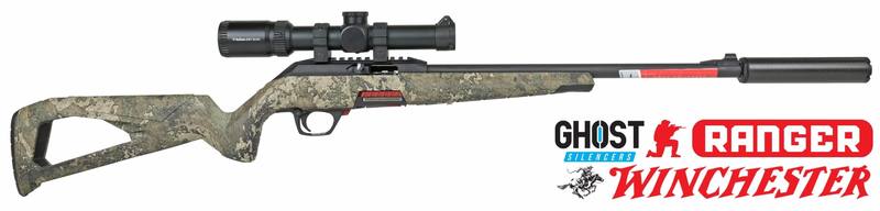 Buy 22 Winchester Wildcat Strata SR 16.5" with Ranger 1-8x24i Scope & Ghost Silencer in NZ New Zealand.