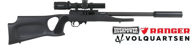 Buy 22 Volquartsen Competition 10/22 Magnum Research 13" with Ranger 1-8x24i & Silencer in NZ New Zealand.