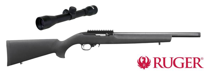 Buy 22 Ruger 10/22 SR-X Blued Hogue Heavy Barrel, 4x32 Scope in NZ New Zealand.