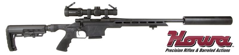 Buy Howa 1500 Mini-Action Heavy Barrel 20" with Ranger 1-8-x24i Scope & Hushpower Silencer in NZ New Zealand.