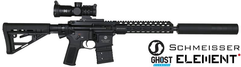 Buy 223 Schmeisser SP15 Straight-Pull 14.5" with Element Immersive & Ghost Suppressor in NZ New Zealand.