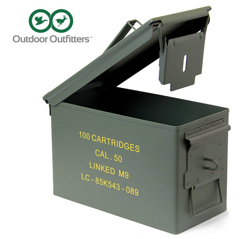 Buy OO 50Cal Ammunition Lockable Tin 30.5 x 15.5 x 19cm *9L in NZ New Zealand.