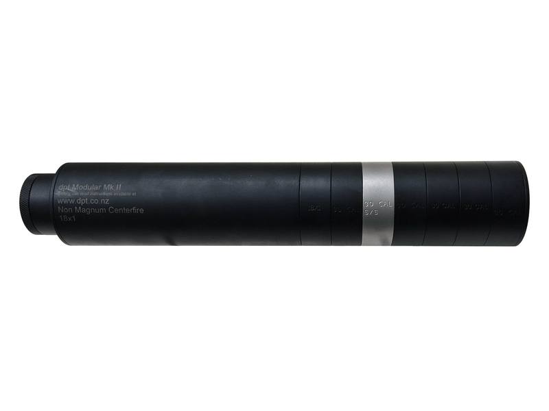 Buy Secondhand DPT 30 Cal Over Barrel Centerfire Stainless Baffle M18x1 Thread in NZ New Zealand.