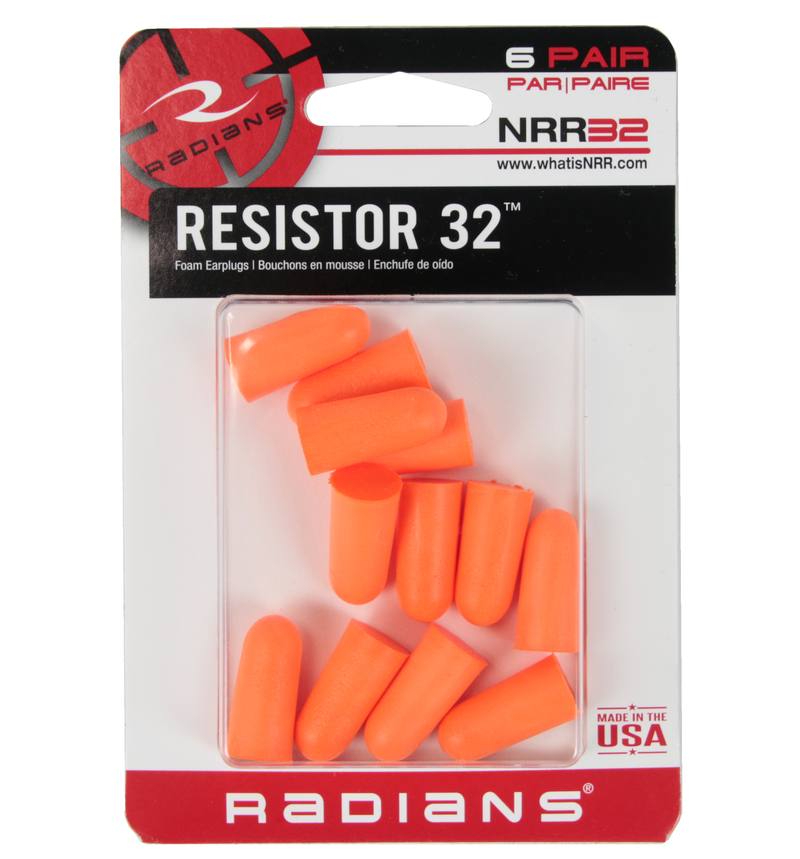 Buy Radians Foam Plugs 6 Pair Pack in NZ New Zealand.