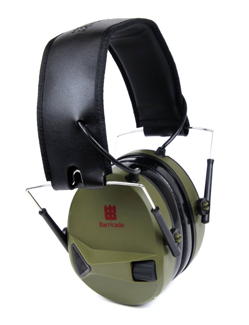 Buy Barricade Sport 360 Auto Electronic Ear Muffs: -22 dB, Green in NZ New Zealand.