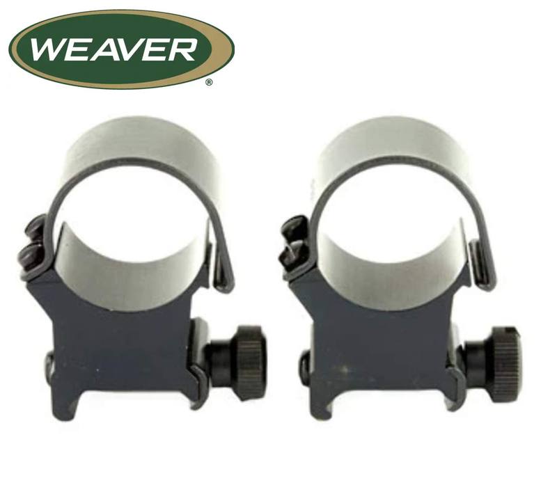 Buy Weaver 1" Quick Detach X-High Matte Black Weaver Style Rings in NZ New Zealand.