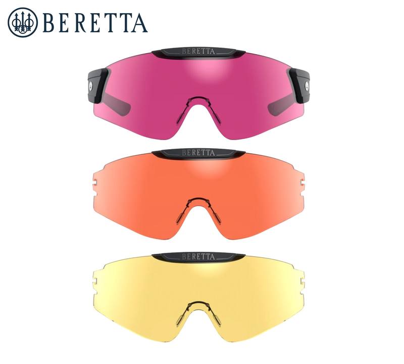 Buy Beretta InterMask Shooting Glasses | Yellow / Magenta / Orange in NZ New Zealand.