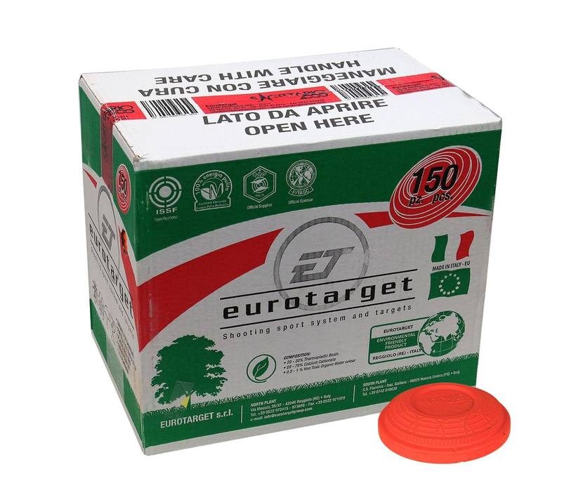 Buy Euro Clay Targets ISSF Trap Orange 150x in NZ New Zealand.