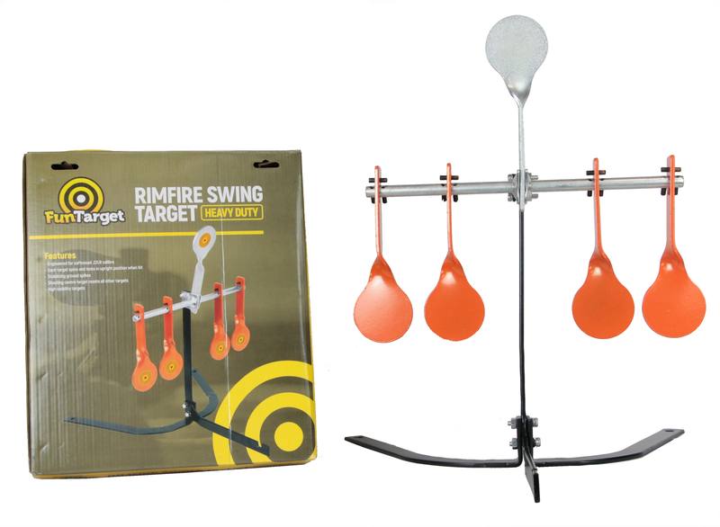 Buy Fun Target Heavy Duty 5 Rimfire Swing Target in NZ New Zealand.