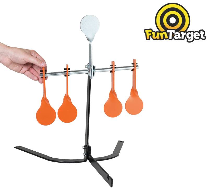 Buy Fun Target Rimfire Heavy Duty 5x Resettable Swing Targets in NZ New Zealand.