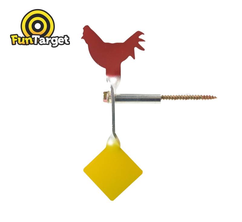 Buy Fun Target Dual Airgun Rooster Spinner Target in NZ New Zealand.