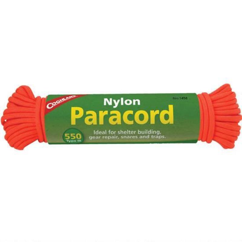 Buy Coghlans Paracord 50ft Neon Orange in NZ New Zealand.