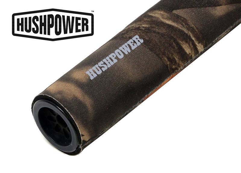 Buy Hushpower Neoprene Silencer Cover/Sleeve Camo in NZ New Zealand.
