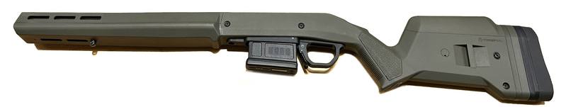 Buy Second Hand Magpul Hunter Ruger American Short Action Chassis - Olive Drab Green in NZ New Zealand.