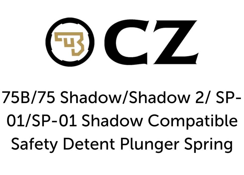 Buy CZ 75B/75 Shadow/Shadow 2/ SP-01/SP-01 Shadow Compatible Safety Detent Plunger Spring in NZ New Zealand.