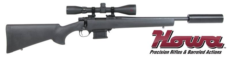 Buy 300-BLK Howa 1500 MiniAction Heavy Barrel 16" with Ranger Scope & Silencer in NZ New Zealand.