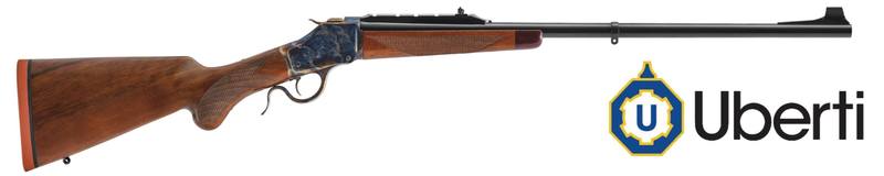 Buy 303 Uberti 1885 HW Courtney Stalking Walnut/Blued 24" in NZ New Zealand.