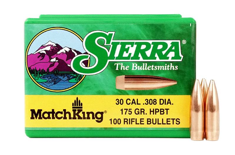 Buy Sierra Projectiles 30cal 175gr Hollow Point Boat Tail MatchKing 100x in NZ New Zealand.