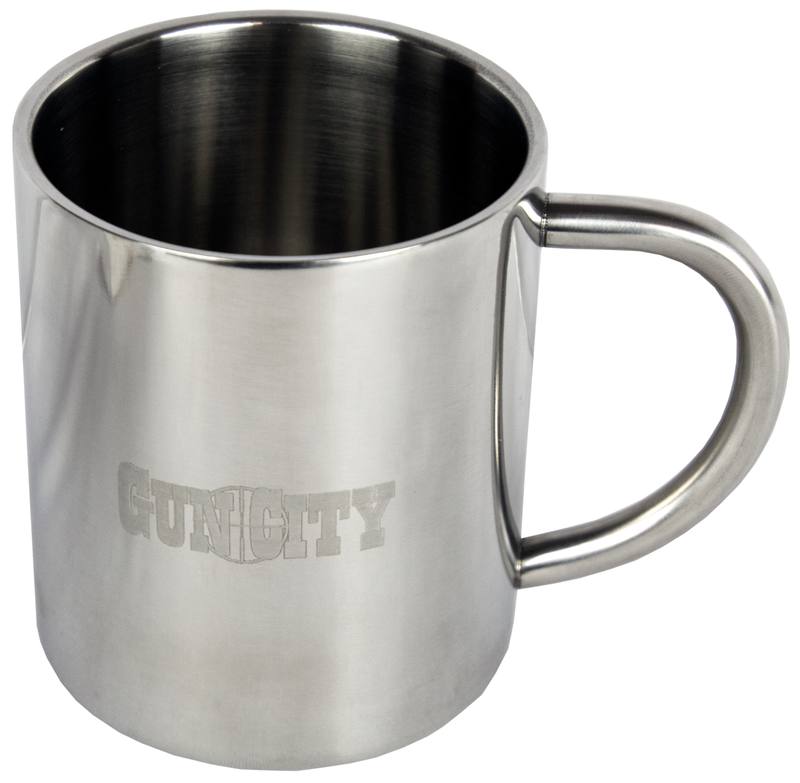 Buy Gun City Stainless Steel Insulated Coffee Mug | 300ml in NZ New Zealand.