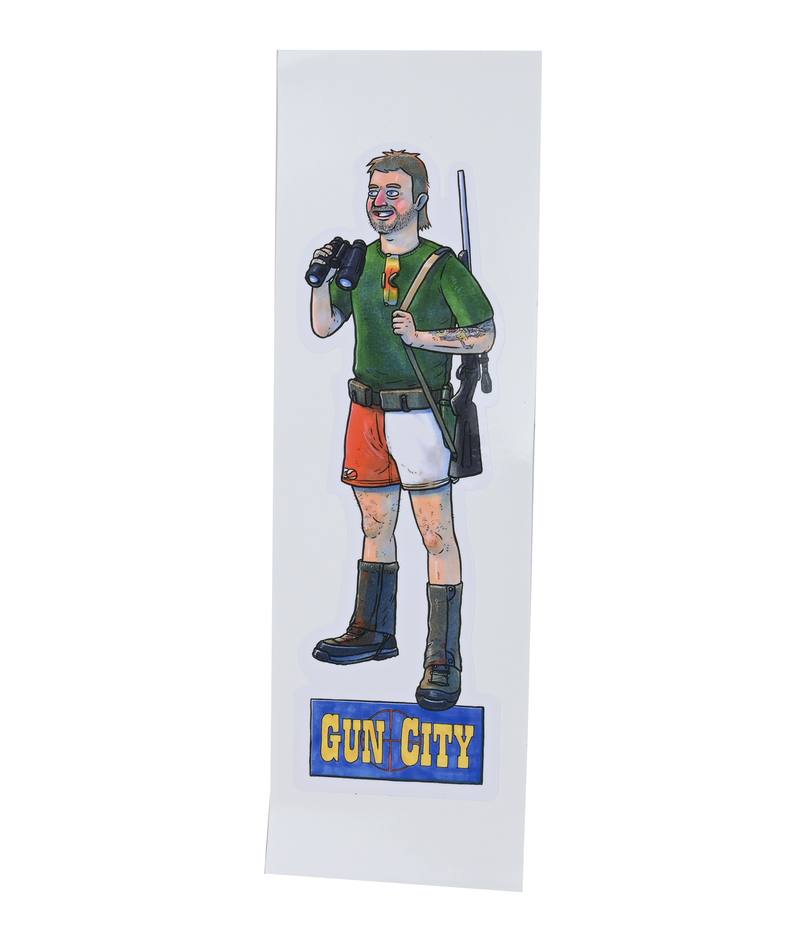 Buy Gun City Hunter Sticker in NZ New Zealand.