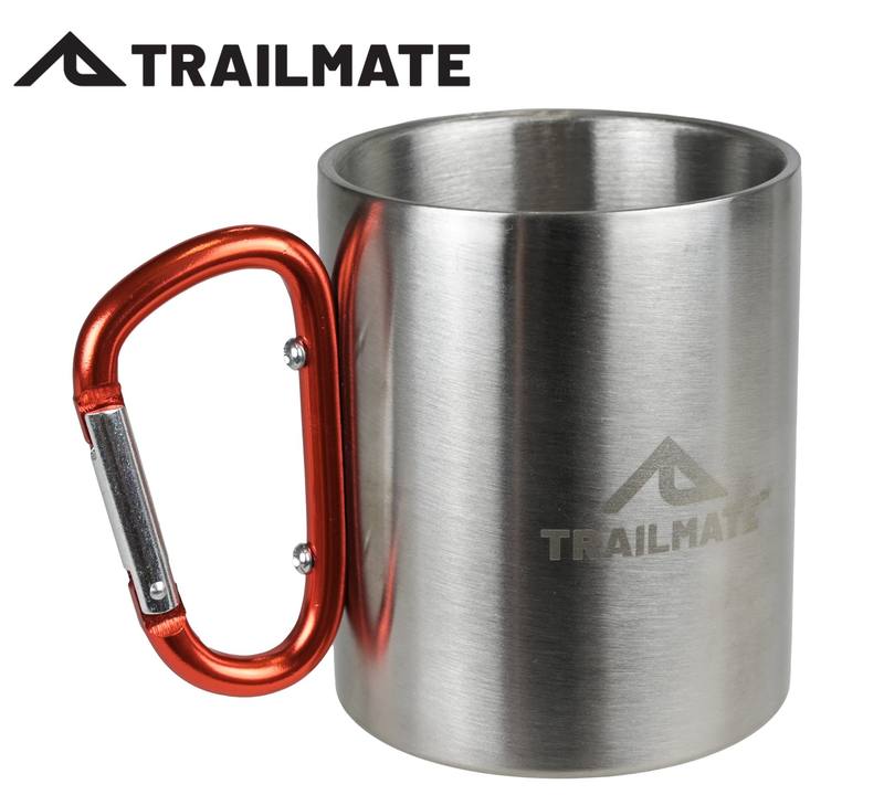 Buy Trailmate Stainless Insulated Mug 300ml | Carabiner Clip Handle in NZ New Zealand.