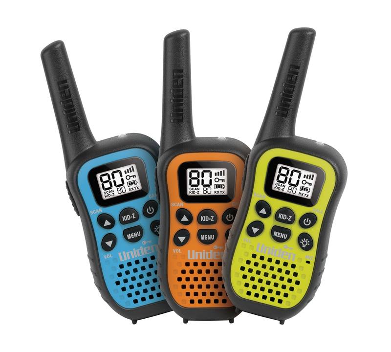 Buy Uniden UH45-3 UHF CB Handheld Radio Pack | Blue, Orange & Yellow in NZ New Zealand.