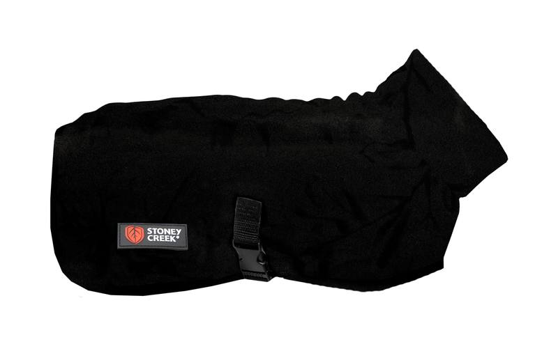 Buy Stoney Creek Dog Jones Fleece Coat Black in NZ New Zealand.