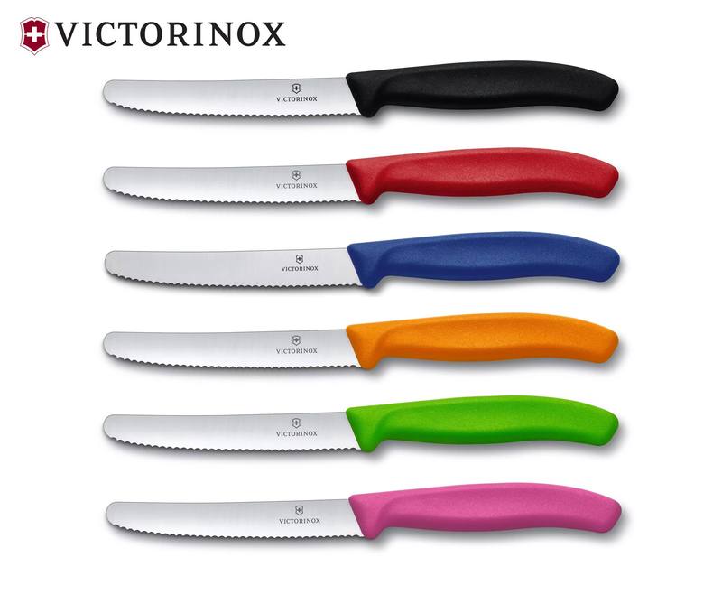 Buy Victorinox Swiss Classic Tomato & Table Knife Wavy Edge 11cm in NZ New Zealand.