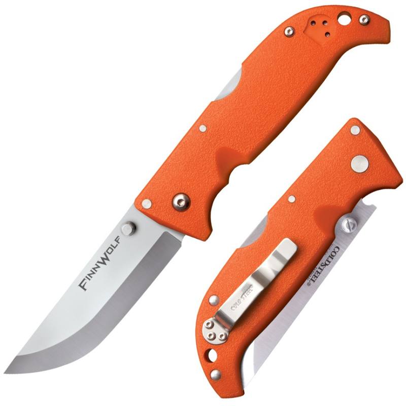 Buy Cold Steel Finn Wolf (Blaze Orange) with 3½" Folding Blade in NZ New Zealand.