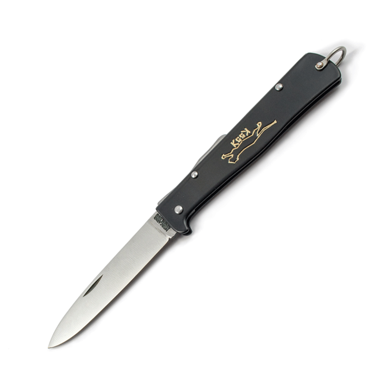 Buy Mercator Knife K55K "Black Cat" Carbon Steel Folding 9cm Blade in NZ New Zealand.