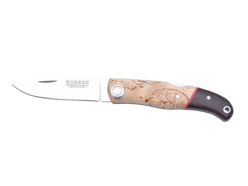 Buy Joker Knife NL124 Curly Birch 7cm in NZ New Zealand.