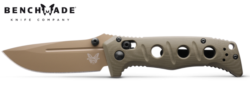 Buy Benchmade Mini Adams G10 Knife | OD Green in NZ New Zealand.